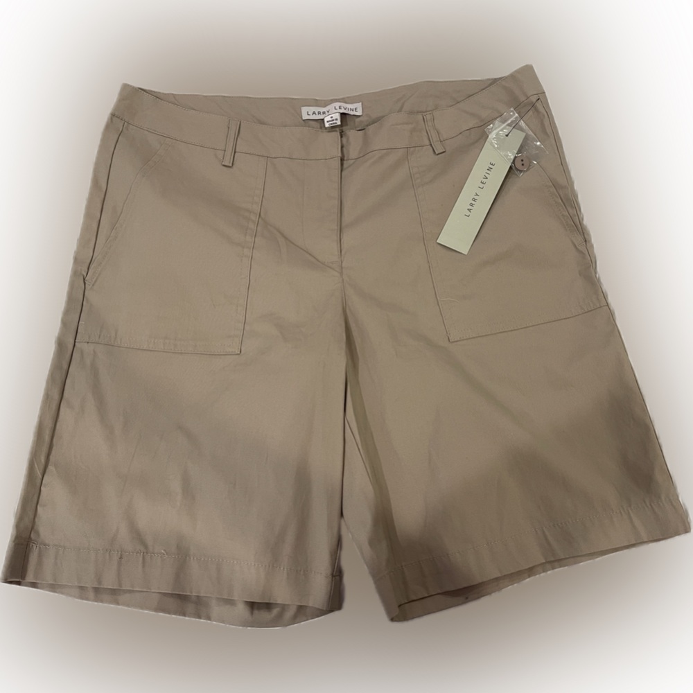 Larry Levine size 10 khaki shorts
